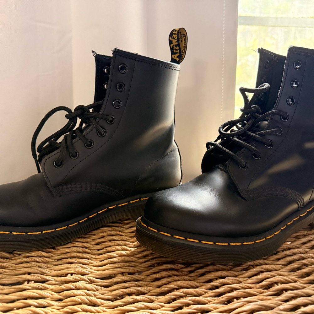 Dr. Martens Black Lace-Up Boots